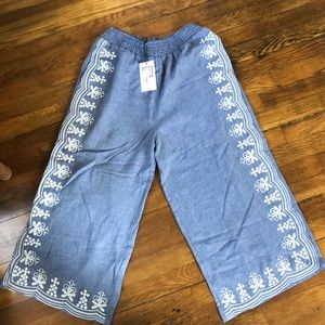 Embroidered Pants